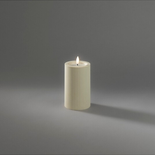 Konstsmide LED lys 12 cm Batteri utendørs Beige