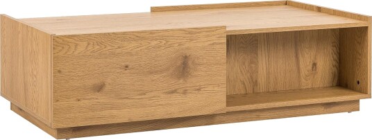 Sofabord HOME4YOU Sacha 120x60x35 cm melamin med eikebark - Melamin med eikebark