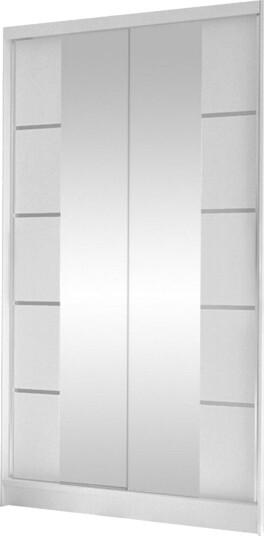 Glenmore Garderob m. Spegel White -