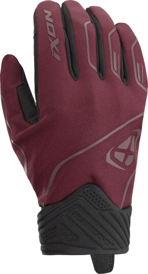 MC-hansker Ixon Pro Hurricane 2 Dame Burgunder XS