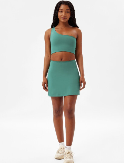 Girlfriend Collective The Skort, High-Rise - Green - L Girlfriend Collective The Skort, High-Rise - Green - L