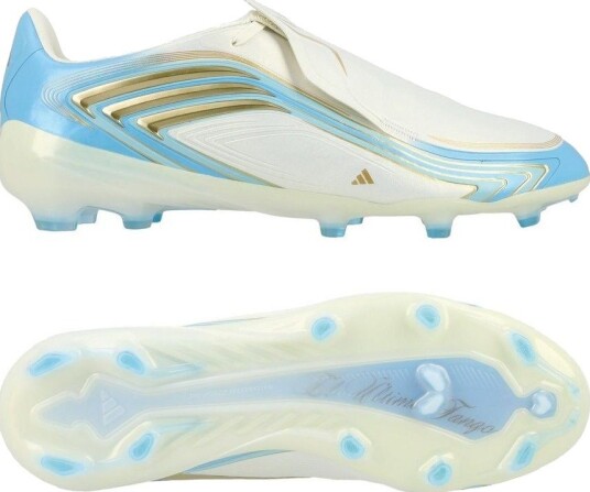 adidas F50 Messi Elite FG El Ultimo Tango Off white/Blå/Icey Blue Barn Gress (FG) størrelse 36⅔ adidas F50 Messi Elite FG El Ultimo Tango Off white/Blå/Icey Blue Barn Gress (FG) størrelse 36⅔
