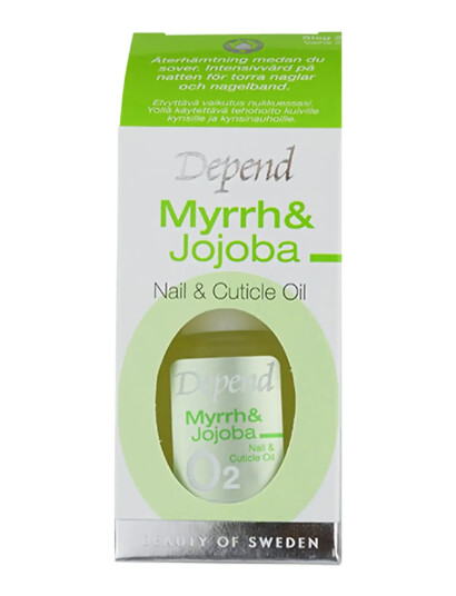 Depend Cosmetic Myrra & Jojoba Nail & Cuticle Oil - Nude - 11 ML Depend Cosmetic Myrra & Jojoba Nail & Cuticle Oil - Nude - 11 ML