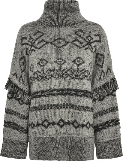 Topshop Tsfenya Knitted Oversized Jumper Knt Grey M Topshop Tsfenya Knitted Oversized Jumper Knt Grey M
