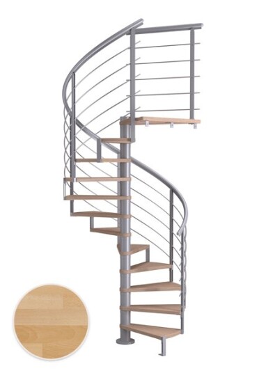 Dolle Montreal Spiral Bøk Oljet Pearl Grey Design 13T Ø160
