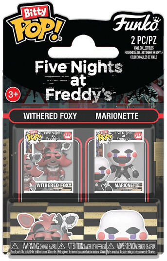 Funko Funko Bitty Pop 2Pk Fnafs2 Foxy & Marionette Multi/patterned ONE SIZE