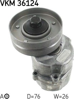 Strammehjul, kilerem SKF VKM 36124