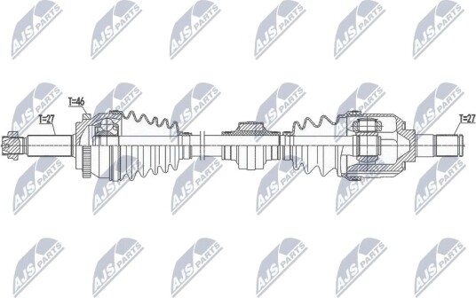 Nty Drivaksel NTY NPW HY 557 Nty Drivaksel NTY NPW HY 557