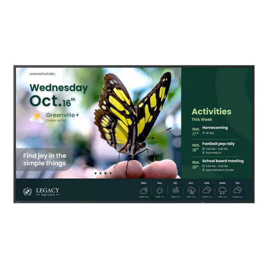 BenQ ST4304 43" 4K LCD Skjerm med Innebygd Høyttaler og Android BenQ ST4304 43" 4K LCD Skjerm med Innebygd Høyttaler og Android