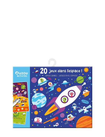 Auzou Activity Cards - 20 Space Games - Multi/patterned - ONE SIZE Auzou Activity Cards - 20 Space Games - Multi/patterned - ONE SIZE