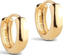 Enamel Copenhagen Classic Wide Hoops 15 mm Forgylt Sølv Sterling 925