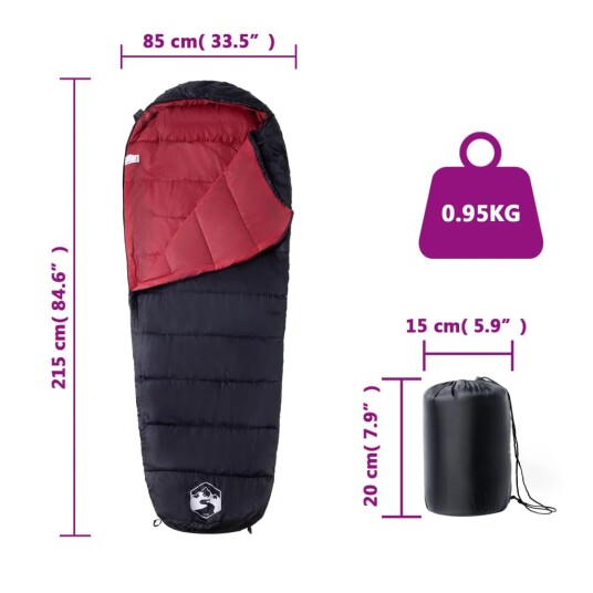 vidaXL Sovepose for voksne camping 3 sesonger