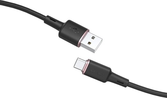 Usb-Kabel Acefast Usb-A Til Usb-C 1,2 M Svart