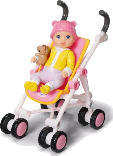 Baby Born Minis Eli Dukke Med Trillevogn 6,5 cm 3 År+