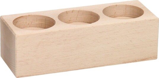 Playwood SL204E Telysholder i bøk – plass til 3 telys