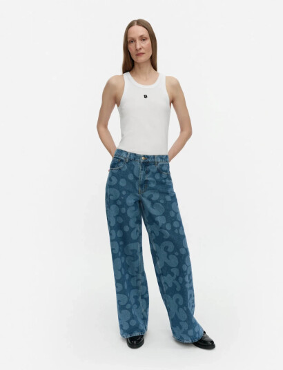 Marimekko Maridenim Loose Keidas L   Blue   25 34