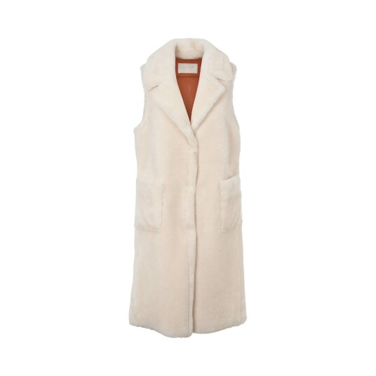 Natures Collection Raelynn vest Lær Brun / Hvit M Natures Collection Raelynn vest Lær Brun / Hvit M