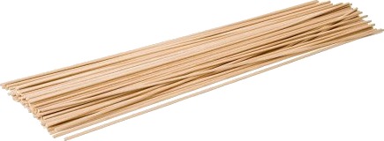 Diverse Bambuspinner L: 60 cm B: 4 mm 100 stk 1 pk