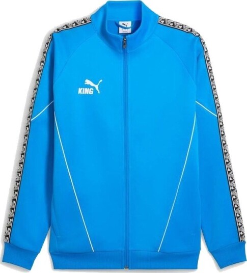 PUMA Treningsjakke teamKING Anthem blå/PUMA White/PUMA Svart Barn størrelse 152 cm
