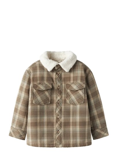 Lil"Atelier Nmmtavor Ls Loose Shirt Lil   Brown   122 128