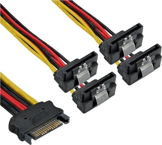 Inline 29683V 0,15 M Sata 15 Pin Sata 15 Pin Hankjønn Hunkjønn 90° Inline 29683V 0,15 M Sata 15 Pin Sata 15 Pin Hankjønn Hunkjønn 90°