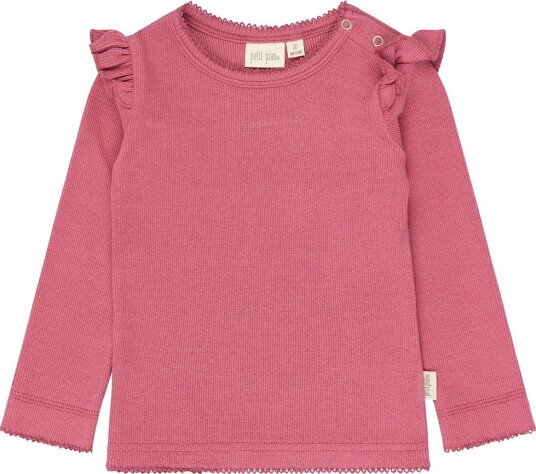 Petit Piao Ppsea L_S Tee Pink 110 Petit Piao Ppsea L_S Tee Pink 110