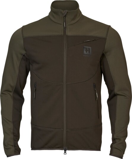 Härkila Men's Olaf Fleece Jacket Shadow Brown/forest Night L Härkila Men's Olaf Fleece Jacket Shadow Brown/forest Night L