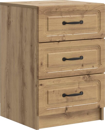 Nattbordskap Artisan eik 43 x 41 x 63,5 cm Konstruert tre Nattbordskap Artisan eik 43 x 41 x 63,5 cm Konstruert tre