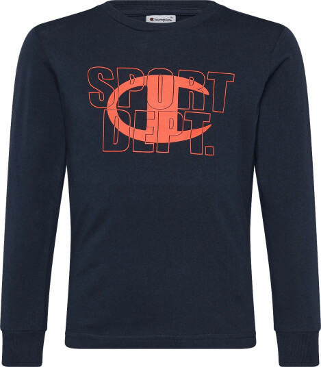 Champion Ls Tee Navy 150 155