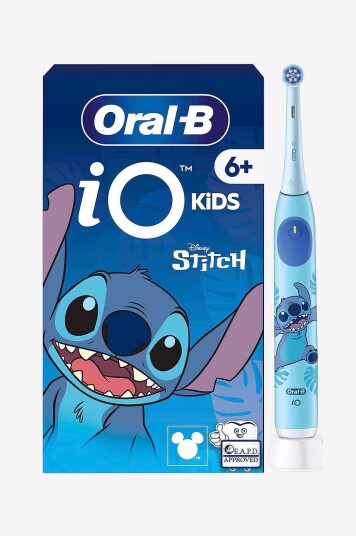 Oral-B iO2 Kids Disney Stitch elektrisk tannbørste blå 931533 Oral-B iO2 Kids Disney Stitch elektrisk tannbørste blå 931533