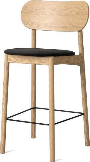 Decotique Elephant Barstol Naturlig Eik/Sort Fløyel Decotique Elephant Barstol Naturlig Eik/Sort Fløyel