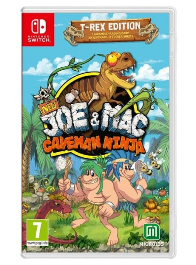 New Joe & Mac: Caveman Ninja - T-Rex Edition (Switch) New Joe & Mac: Caveman Ninja - T-Rex Edition (Switch)