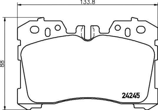 Bremseklosser HELLA 8DB 355 006-661