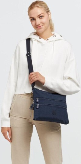 Kipling Alvar Medium skulderveske Blue Bleu