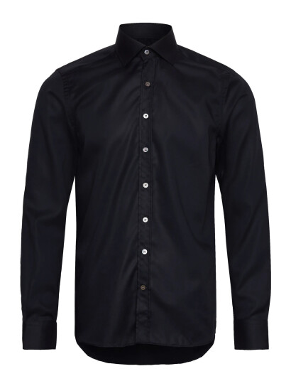 Oscar Jacobson Slim Fit Cut Away Non Iron Twill - Blue - 44 Oscar Jacobson Slim Fit Cut Away Non Iron Twill - Blue - 44