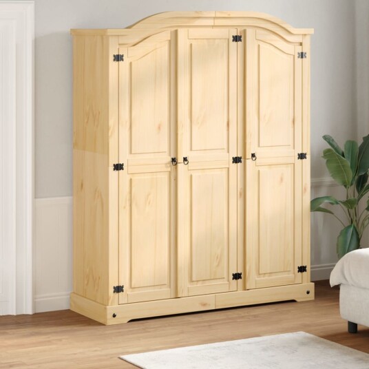 Garderobe Corona 151,5x52x186 cm heltre furu 8721102807060