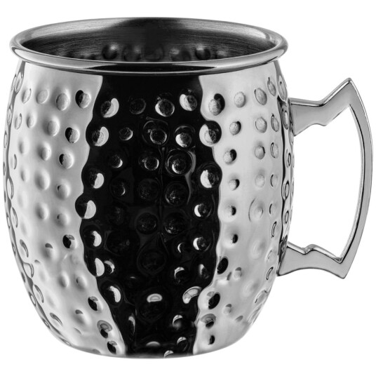 VEGA Moscow Mule-kopp Glendale hammerslag; 55cl, 8.8x9.8 cm ØxH; Sølvfarge