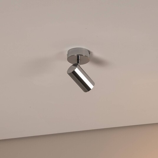 Lucea Oktano downlight kromfarget lengde 13 cm metall