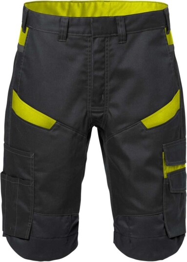Fristads Shorts 2562 Stfp Svart/hivis Gul C62