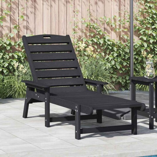  solseng svart 53x162x98.5 cm HDPE