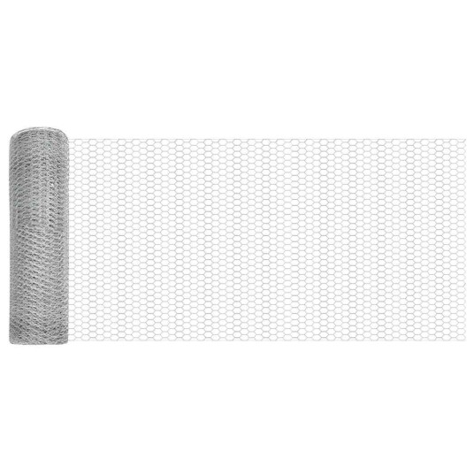 Seks-kantet gjerde 0.8x10 m Varmgalvanisert stål