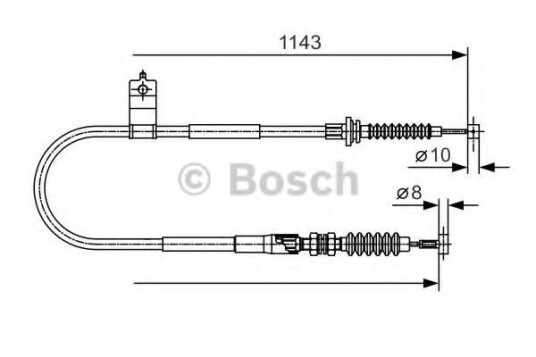 Bosch Tautrekk parkeringsbrems BOSCH 1 987 482 056