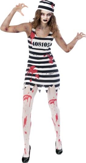 Riethmüller Zombie Fange Dame Kostyme Medium Large 9917553