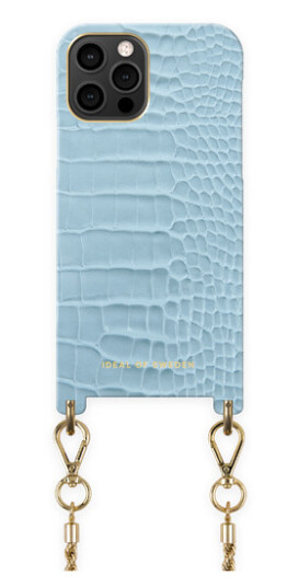 Ideal Of Sweden Atelier Necklace Case Sky Blue Croco (IDANLC21-I2067-314)