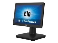 EloPOS System i3  Med I/O Hub Stand  alt-i-ett  1 x Core i3 8100T / 3.1 GHz  RAM 8 GB  SSD 128 GB  UHD Graphics 630  GigE  WLAN: 802.11a/b/g/n/ac Bluetooth 5.0  Win 10 IoT Enterprise LTSC 64-bit  monitor: LED 15.6 1366 x 768 (HD) berøringsskjer