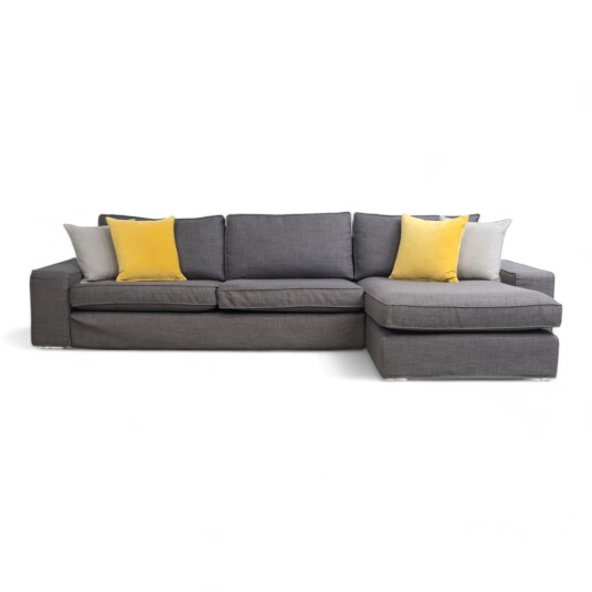 Ikea Nyrenset Grå Kivik 4-seter sofa med sjeselong