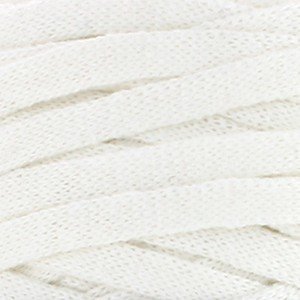 Hoooked Ribbon XL Trikotgarn Unicolor 28 Hvit/Perlehvit