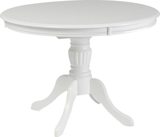 Critz Forlengningsbart Spisebord 106-141 cm Ovalt - Hvit