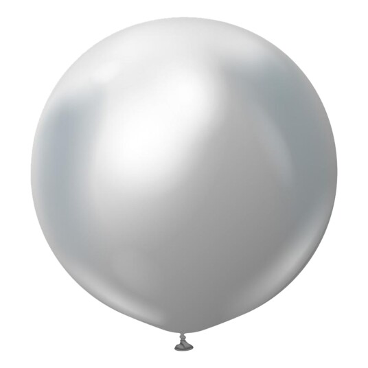 Ballongkungen AB Lateksballonger Professional Superstore Silver Chrome - 10-pakning