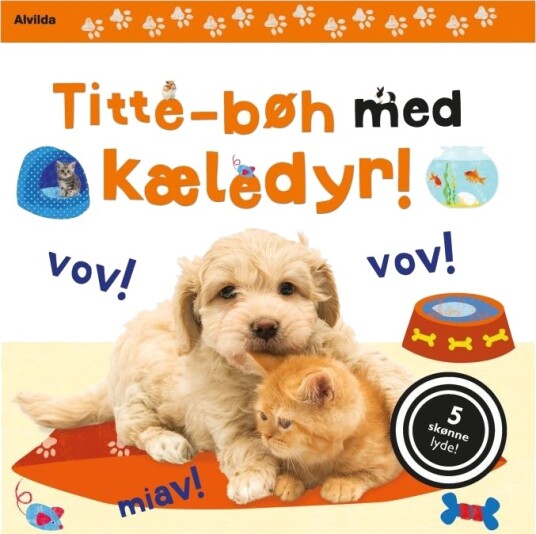 Titte Bøh Med Kæledyr!   Billedbok Pocketbok